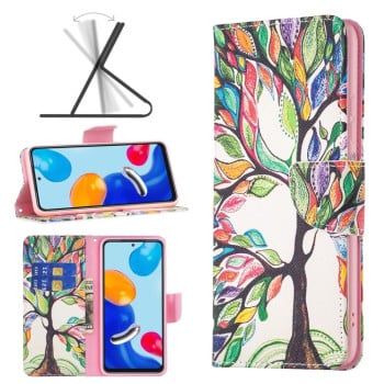 Чохол-книжка Colored Drawing Pattern для Xiaomi Redmi Note 12S 4G / Note 11 - Tree Life