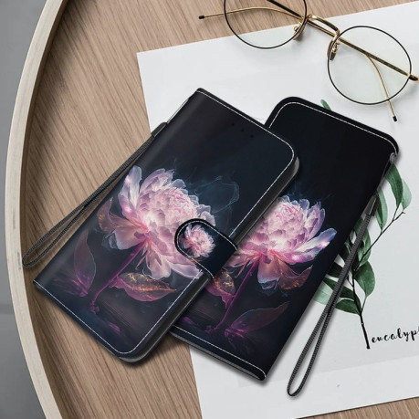 Чохол-книжка Colored Drawing Series на Xiaomi Poco F6 Pro - Peony