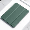 Противоударный чехол-книжка Mutural Horizontal Flip на iPad mini 6 - зеленый