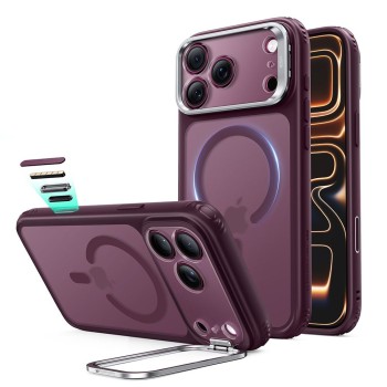 Оригінальний чохол ESR Classic Hybrid Kickstand з MagSafe для iPhone 17 Pro Max / 18 Pro Max — червоний