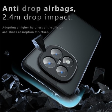 Протиударний чохол Armor Precise Hole PC Hybrid TPU для Xiaomi Redmi Note 14 Pro+ 5G - прозорий
