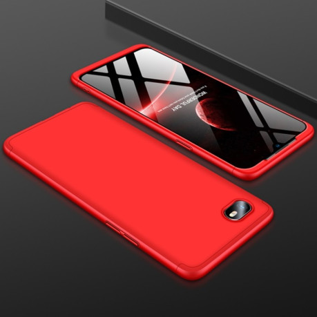 3D чехол GKK Three Stage Splicing Full Coverage на Realme C2 - красный