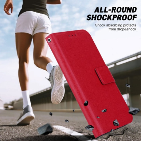Чохол-книжка Voltage Side Buckle для iPhone 16e - червоний