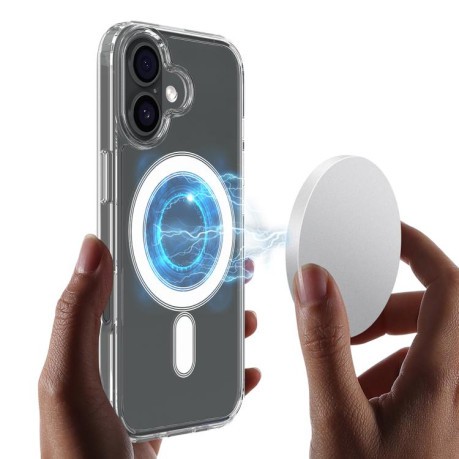 Чохол Clear Case із MagSafe гібрид на iPhone 17 - прозорий