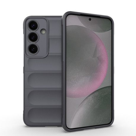 Силіконовий чохол Magic Flannel для Samsung Galaxy S25+ 5G - темно-сірий