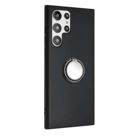 Противоударный чехол Matte with Ring Holder для Samsung Galaxy S25 Ultra 5G - черный