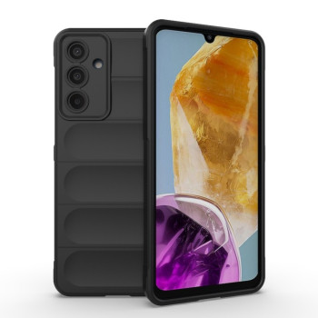 Силіконовий чохол Magic Flannel для Samsung Galaxy M55 5G - чорний