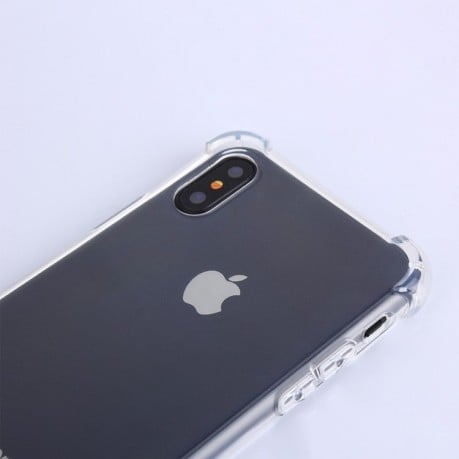 Протиударний чохол на iPhone X/Xs прозорий Shockproof TPU Protective Back Cover Case
