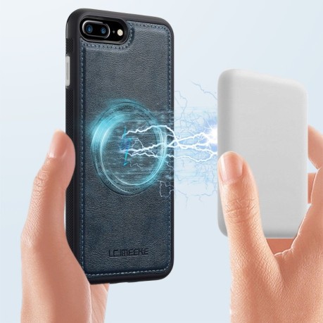 Чохол LCIMEEKE Magsafe на iPhone 16e - синій
