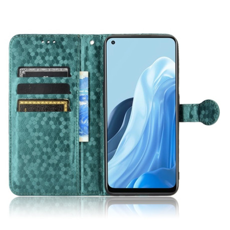 Чохол-книжка Honeycomb Dot для OPPO Reno7 5G Global/ Find X5 Lite/OnePlus Nord CE2 5G - зелений