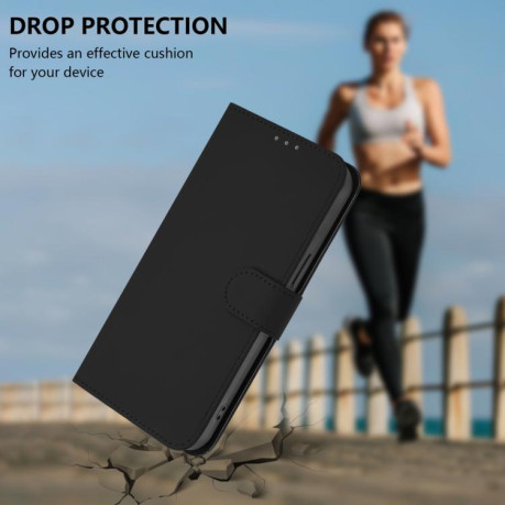 Чохол-книжка Skin Feel S-type для Xiaomi Redmi Note 14 Pro 5G/Poco X7 - чорний