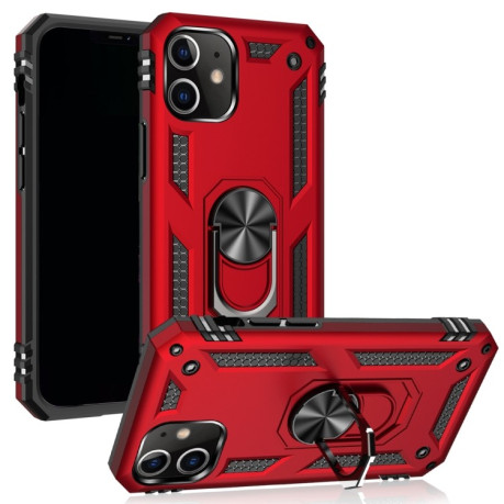 Противоударный чехол HMC 360 Degree Rotating Holder на iPhone 12 Pro Max - красный