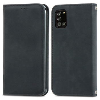 Чехол-книжка Retro Skin Feel Business Magnetic на Samsung Galaxy A32 5G- черный