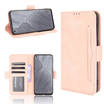 Чохол-книжка Skin Feel Calf на Realme GT Master - рожевий