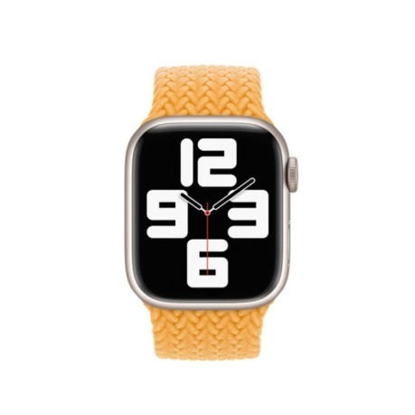 Ремінець Nylon Single-turn Braided для Apple Watch Series 7 41mm /40mm /38mm - помаранчевий