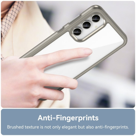 Протиударний чохол Colorful Acrylic Series Samsung Galaxy S23 FE - сірий
