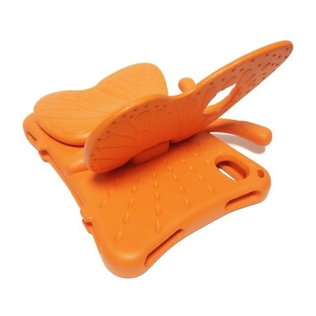 Противоударный чехол Butterfly Bracket EVA для iPad mini 6 - оранжевый