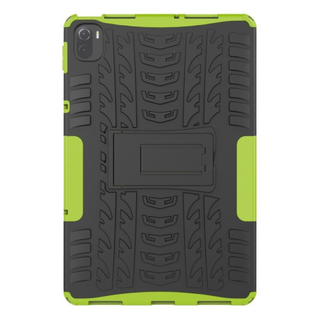 Противоударный чехол Tire Texture для Xiaomi Pad 5 / 5 Pro - зеленый
