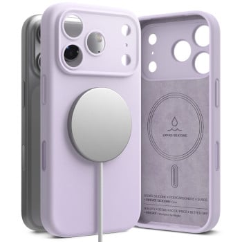 Оригінальний силіконовий чохол Ringke Silicone Magnetic з MagSafe на iPhone 17 Pro Max - Purple
