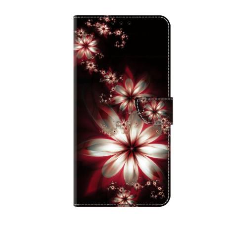 Чехол-книжка Crystal 3D Shockproof Protective Leather для Samsung Galaxy S23 FE 5G - Flower