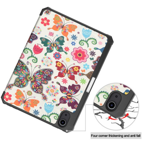 Чехол-книжка Colored Drawing на iPad mini 6 - Color Butterfly