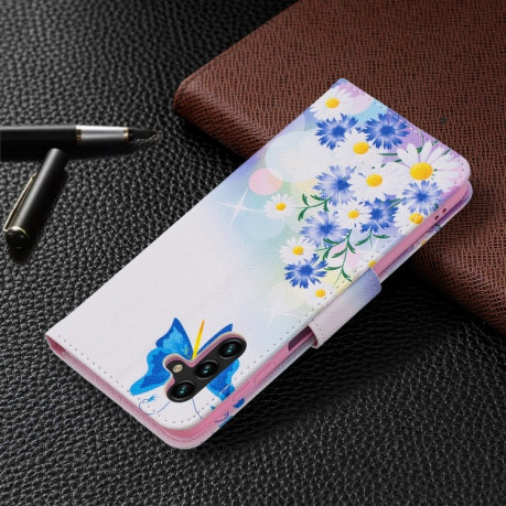 Чохол-книжка Colored Drawing Series Samsung Galaxy A04s/A13 5G - Butterfly Love
