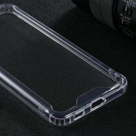 Противоударный чехол Four-corner для Samsung Galaxy S21 Plus 5G - прозрачный