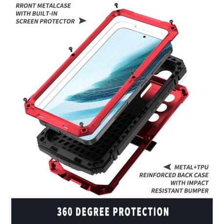 Протиударний чохол R-JUST Life Waterproof  для Samsung Galaxy S25+ 5G - червоний