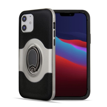 Противоударный чехол Dual Layer 360 Degree Rotating на iPhone 12/12 Pro - серый