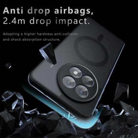 Протиударний чохол Armor MagSafe Precise Hole PC Hybrid для OnePlus 13R/Ace 5/Ace 5 Pro/5 Pro/13R Pro XL - чорний