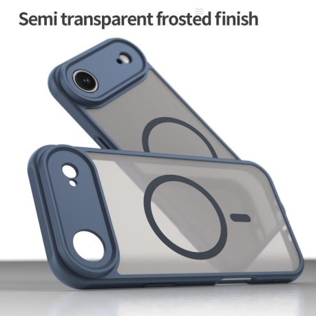Чехол Fan Dun Series гибрид Frosted с Magsafe на iPhone Air - синий