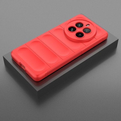 Силіконовий чохол Magic Flannel для Realme 12 Pro / 12 Pro+ - червоний