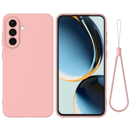 Силіконовий чохол Solid Color Liquid Silicone  для Samsung Galaxy A26 5G - рожевий