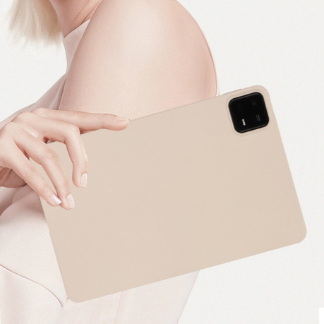 Чохол Oil Spray Skin-friendly TPU Tablet Case для Xiaomi Pad 6/6 Pro - Milk White