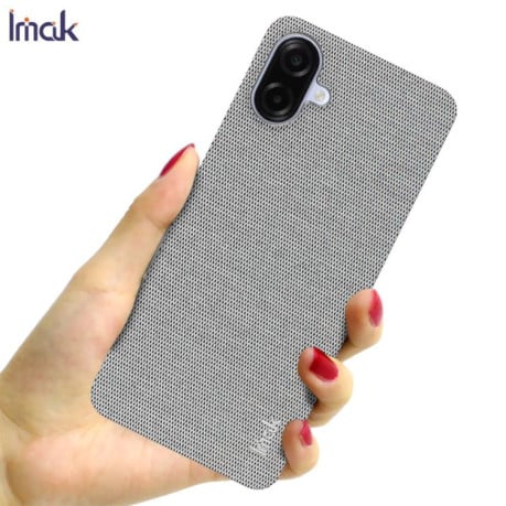 Чехол imak Ruiyi Series с фактурой Cloth на Samsung Galaxy A07 4G - серый