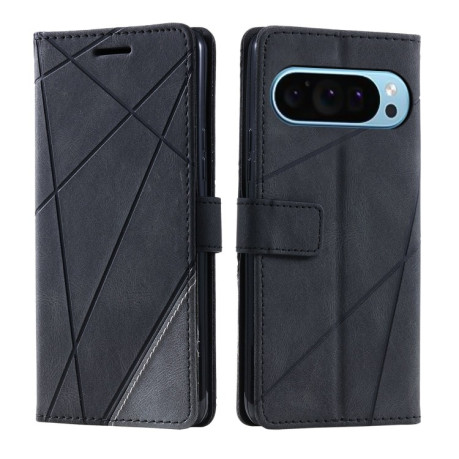 Чохол-книжка Skin Feel Splicing для Google Pixel 9 Pro - чорний