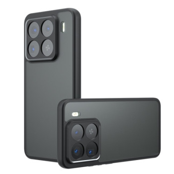 Противоударный чехол Armor Precise Hole гибрид на Xiaomi 15 Pro - черный