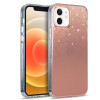 Протиударний чохол Electroplating Glitter Powder для iPhone 11 – рожеве золото