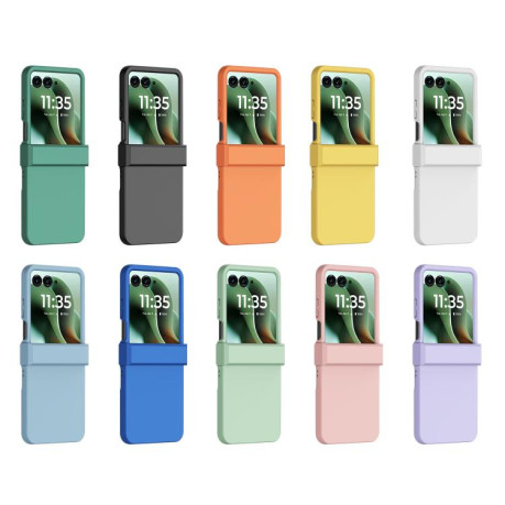 Противоударный чехол 3 в 1 Skin Feel PC для Motorola Razr 60 Ultra - фіолетовий