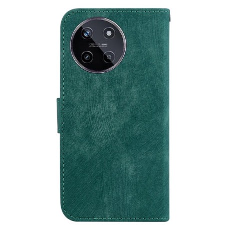 Чохол-книжка Little Tiger Embossed Leather на Realme 11 4G Global - зелений