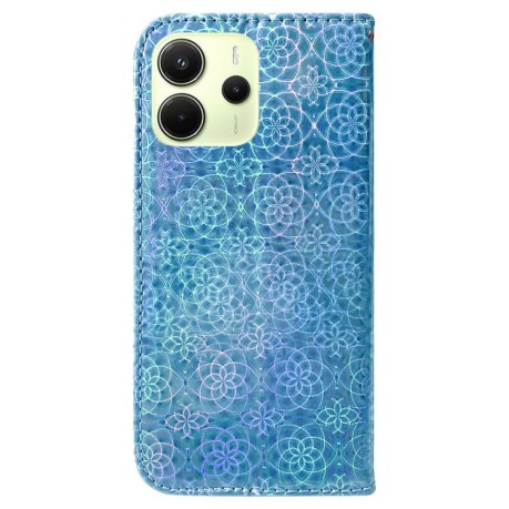 Чехол-книжка Solid Color Colorful на Xiaomi Redmi Note 14 4G 164.84mm - синий