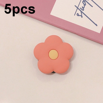 Силіконовий кронштейн - кільце із пряжкою для телефону Silicone Mobile Phone Airbag Bracket - рожевий