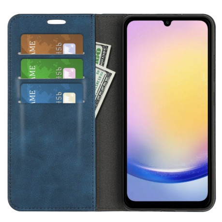 Чохол-книжка Retro Skin Feel Business Magnetic  для Samsung Galaxy A26 - синій