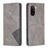 Чехол-книжка Rhombus Texture для Redmi A7 Pro 171mm / Poco C85x 5G — серый