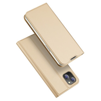 Чохол-книжка DUX DUCIS Skin Pro Series на iPhone 14 Plus - золотий