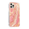 Протиударний чохол Sands Marble IMD Pattern для iPhone 14 Plus - рожевий