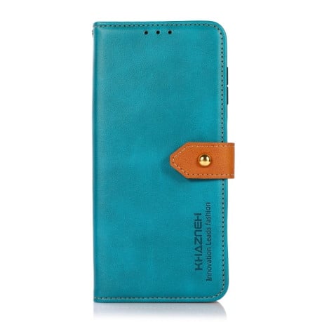 Чехол-книжка KHAZNEH Dual-color Cowhide для OnePlus 11 5G - синий