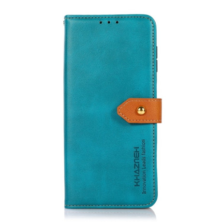 Чехол-книжка KHAZNEH Dual-color Cowhide для Samsung Galaxy A36 5G - синий