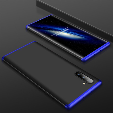 Противоударный чехол GKK Three Stage Splicing Full Coverage на Samsng Galaxy Note10- черно- синий
