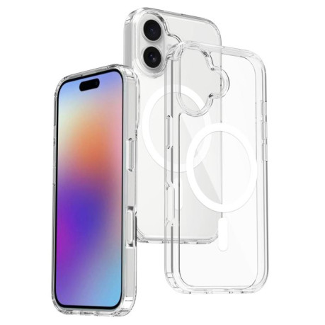 Акриловий протиударний чохол Magsafe Scratchproof Acrylic TPU для iPhone 17 - прозорий
